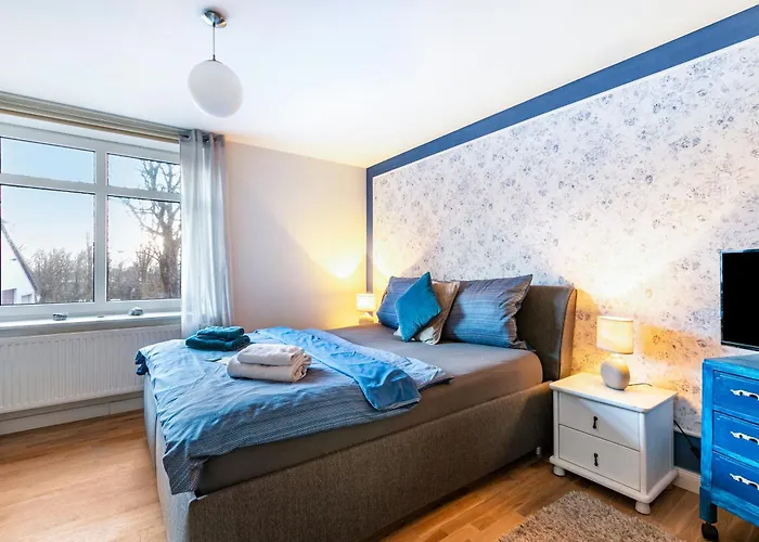 Apartamento Haevn Am Meer,blau-u Rauchquarz